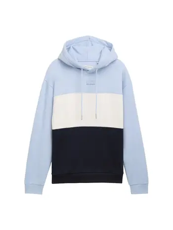 Colorblock Hoodie mit Print