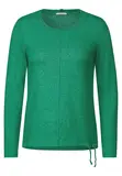 Cosy Melange Langarmshirt