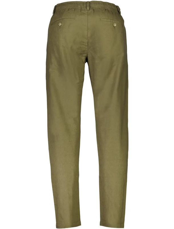 Cropped linen pants