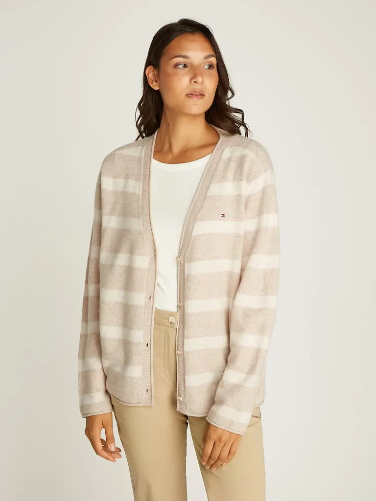 CRV SOFT WOOL V-NK LS CARDIGAN