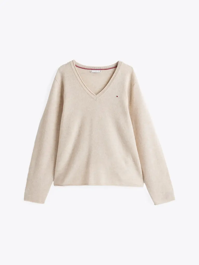 CRV SOFT WOOL V-NK LS SWEATER