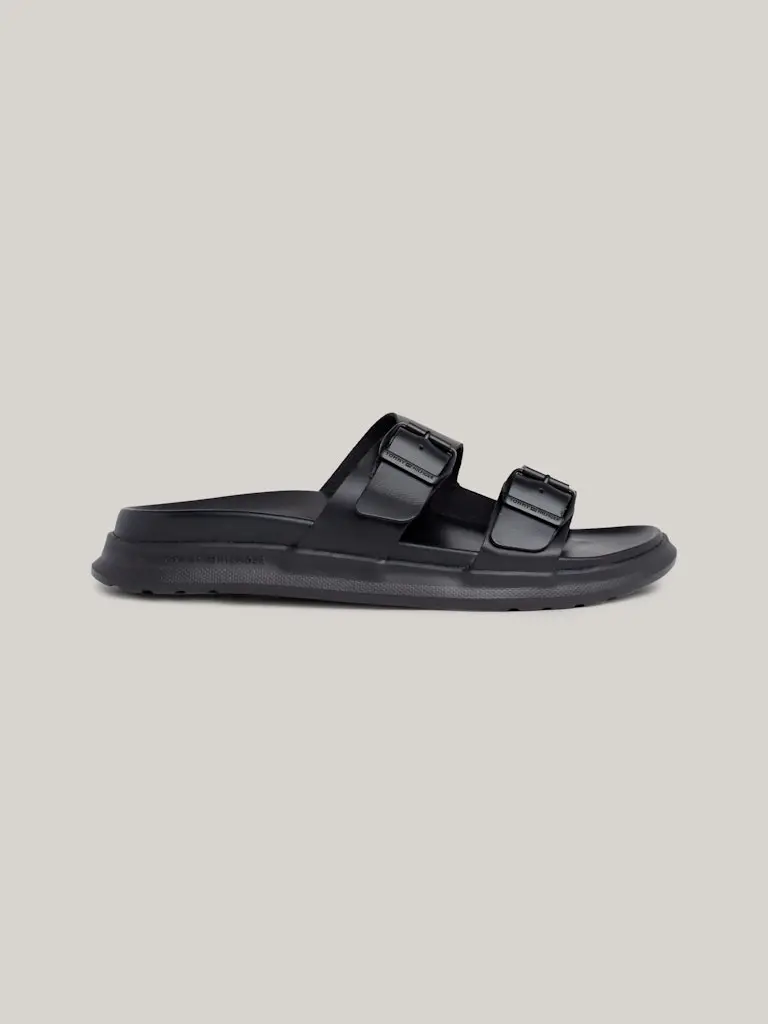 D DENSITY HILFIGER BUCKLE SANDAL