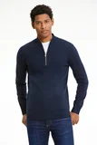 Ecovero half zip knit