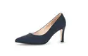 elegante Pumps Lederimitat grau