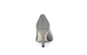 elegante Pumps Lederimitat grau