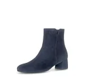 elegante Stiefeletten Rauleder blau