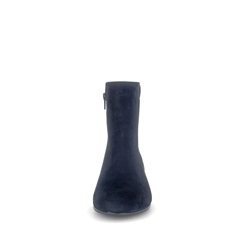 elegante Stiefeletten Rauleder blau