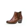 elegante Stiefeletten Rauleder braun