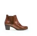 elegante Stiefeletten Rauleder braun