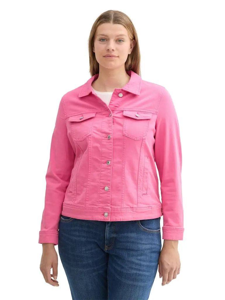 Farbige Jeansjacke