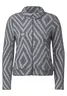 Federgarn-Cardigan mit Print