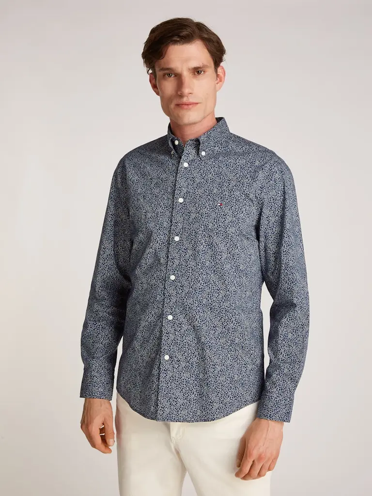 FLEX POPLIN LINR FLORAL RF SHIRT