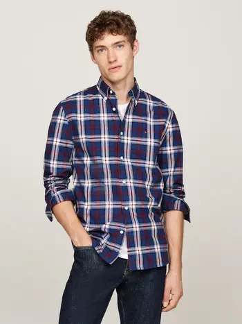 FLEX POPLIN TOMMY TARTAN RF SHRT