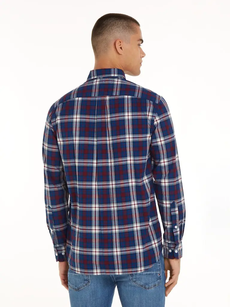 FLEX POPLIN TOMMY TARTAN RF SHRT