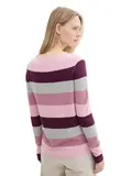 Gestreifter Strickpullover