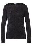 Glitzerndes Langarmshirt