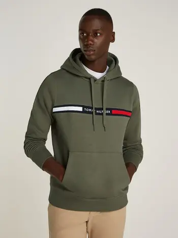 HILFIGER CHEST INSERT HOODY