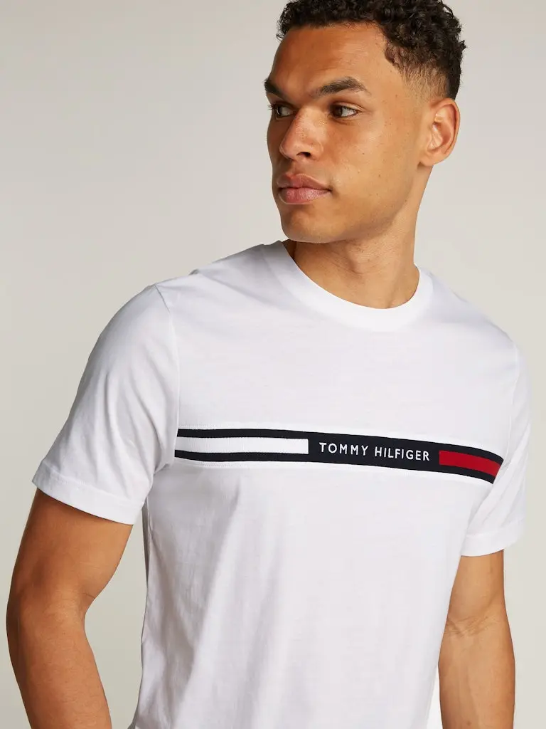 HILFIGER CHEST INSERT TEE