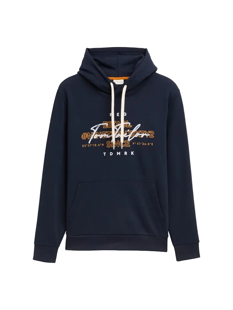 Hoodie Sweatshirt mit Logo-Print