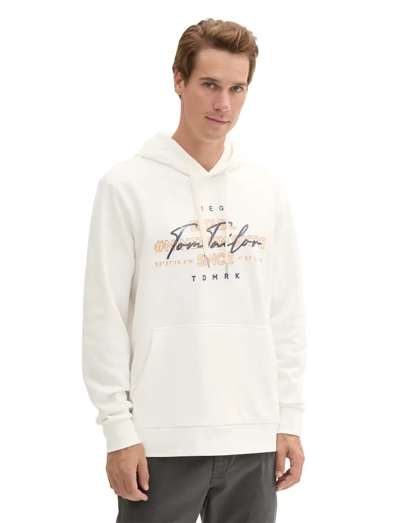 Hoodie Sweatshirt mit Logo-Print