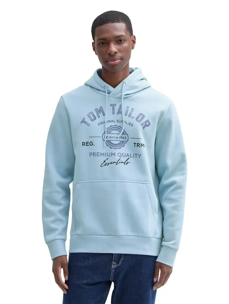 Hoodie Sweatshirt mit Logo-Print