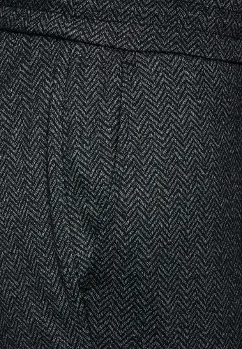 Hose im Herringbone Look