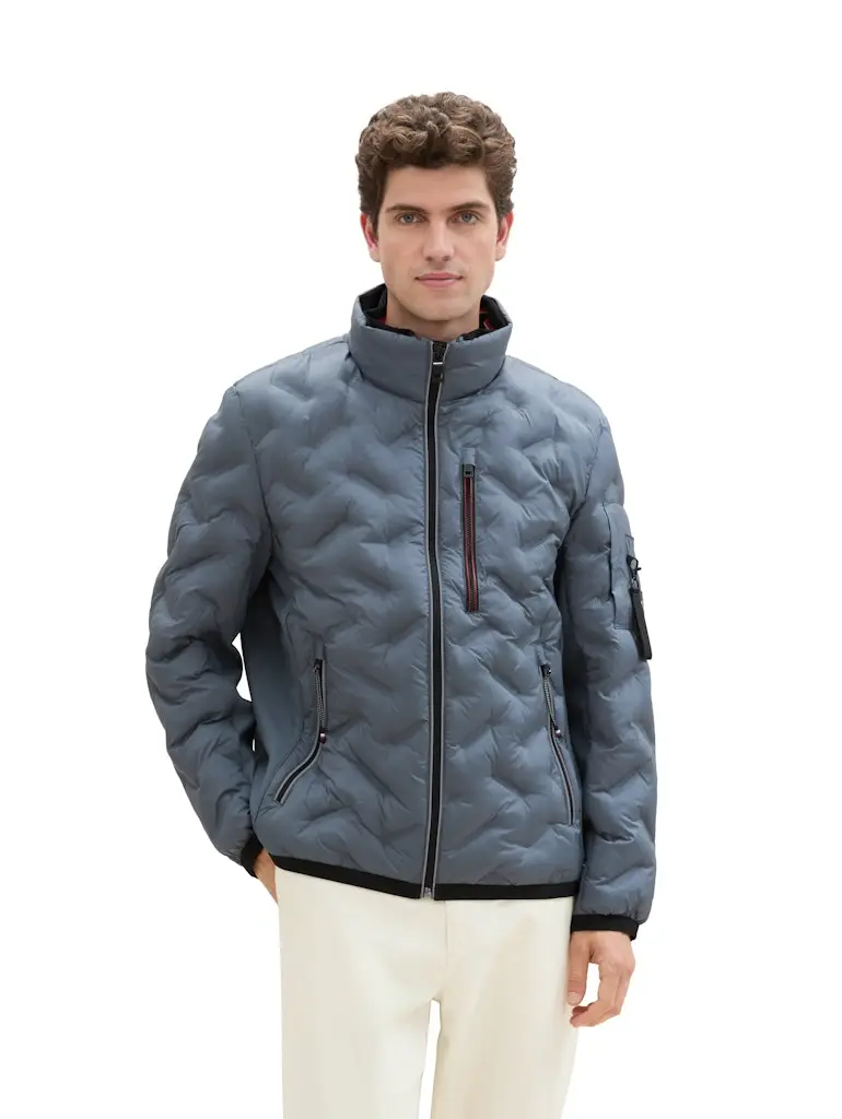 Hybrid Jacke mit Kapuze