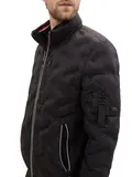 Hybrid Jacke mit verstaubarer Kapuze