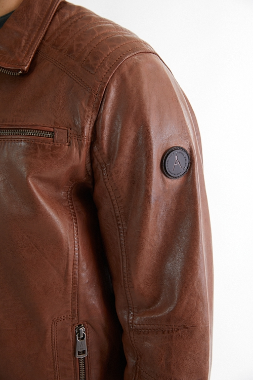 Incense Leather Biker Jacket