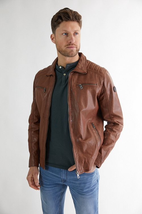 Incense Leather Biker Jacket