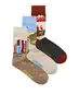 JACFALL LANDSCAPE SOCKS 3 PACK SN