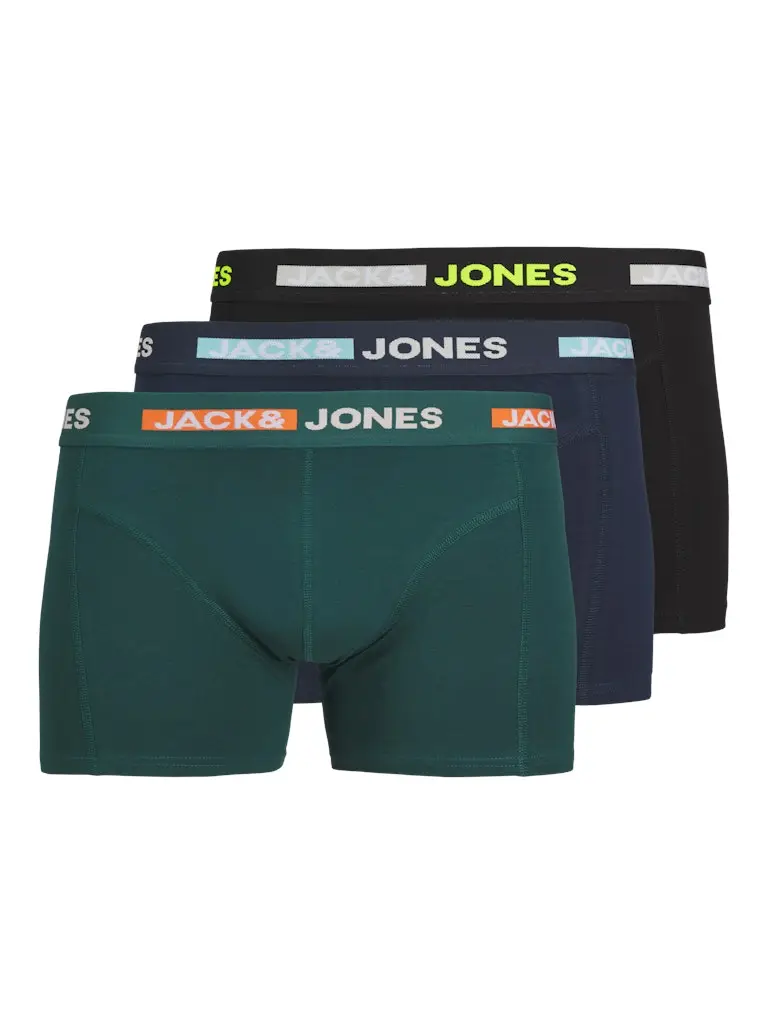 JACSCOTT SOLID TRUNKS 3 PACK SN JNR