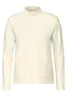 Jaquard Pullover in Unifarbe