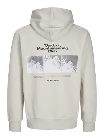 JCOALPHA MOUNTAIN PRINT SWEAT HOOD