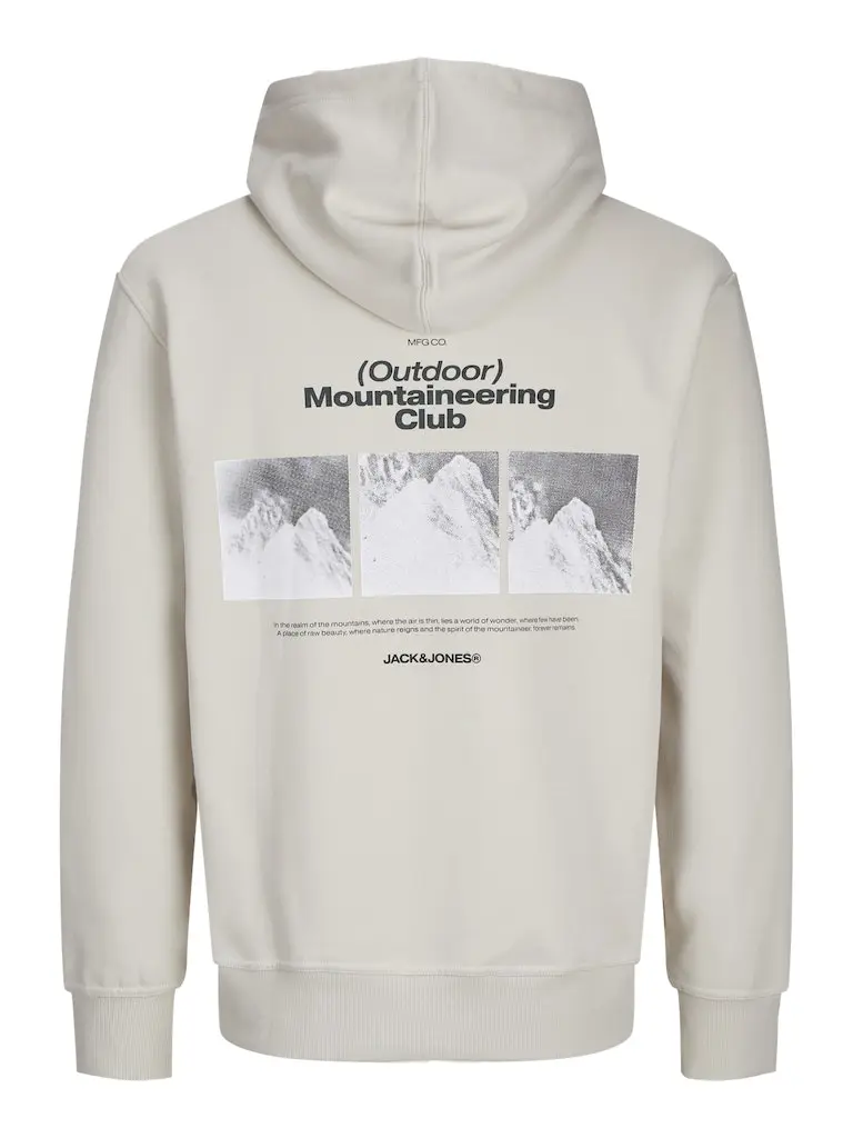 JCOALPHA MOUNTAIN PRINT SWEAT HOOD