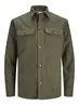 JCOBLACK MELANGE DARREN OVERSHIRT LN CH