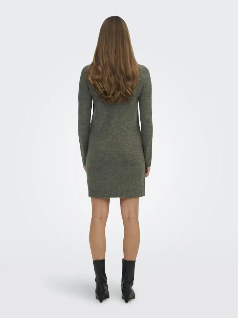 JDYELANORA L/S COWLNECK DRESS KNT NOOS