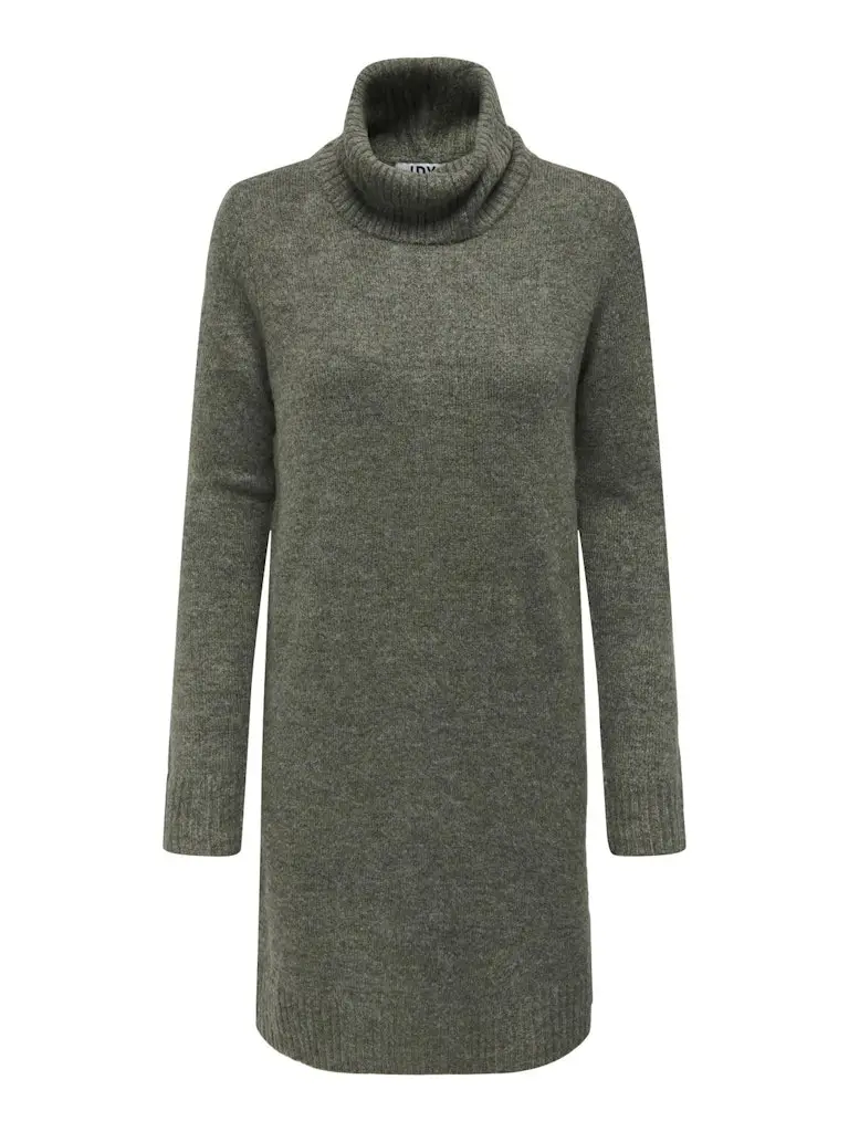 JDYELANORA L/S COWLNECK DRESS KNT NOOS