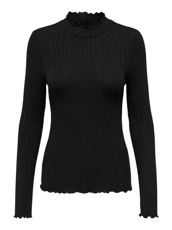 JDYFRANSISKA L/S HIGHNECK TOP JRS NOOS