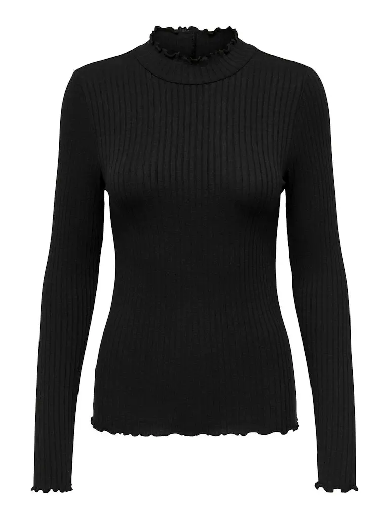 JDYFRANSISKA L/S HIGHNECK TOP JRS NOOS