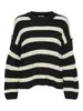 JDYJUSTY L/S STRIPE PULLOVER KNT NOOS