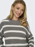 JDYJUSTY L/S STRIPE PULLOVER KNT NOOS