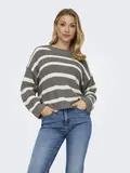 JDYJUSTY L/S STRIPE PULLOVER KNT NOOS