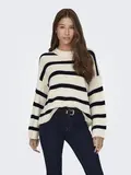 JDYJUSTY L/S STRIPE PULLOVER KNT NOOS