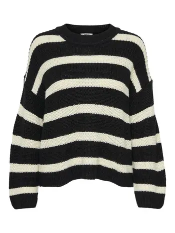 JDYJUSTY L/S STRIPE PULLOVER KNT NOOS