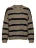 JDYJUSTY L/S STRIPE PULLOVER KNT NOOS