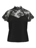 JDYLION S/S LACE TOP WVN DIA