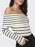 JDYLIVA LIFE L/S OFF SHOULDER PULL KNT