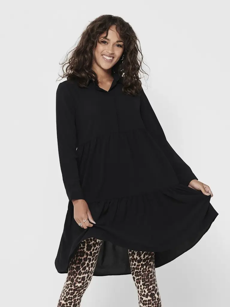 JDYPIPER L/S SHIRT DRESS WVN NOOS