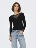 JDYROXY L/S LACE TOP JRS NOOS